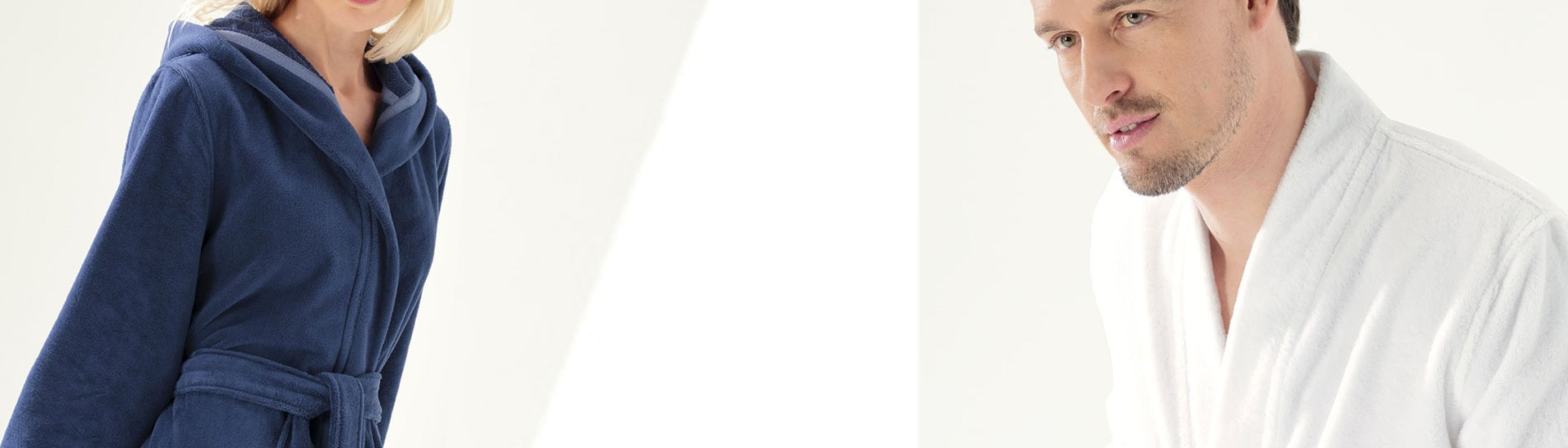 Schalkragen-Bademäntel