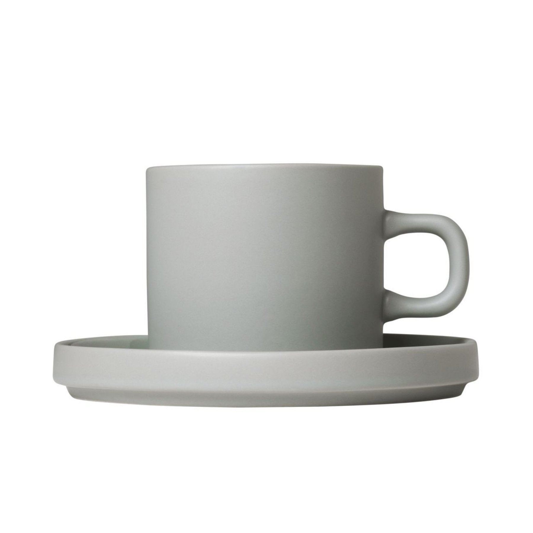 blomus PILAR Kaffeetasse mit Untertasse 2er-Set