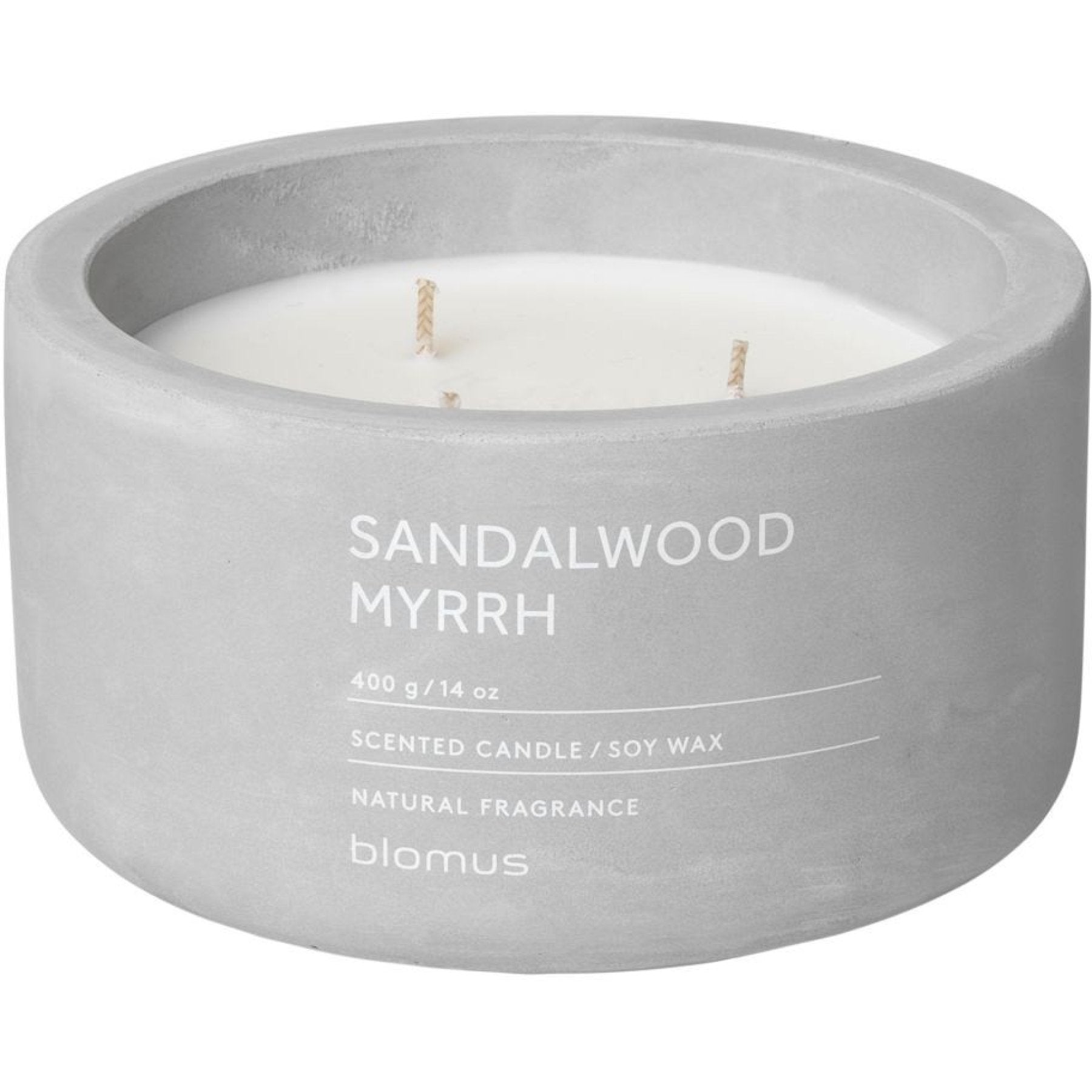 blomus FRAGA Duftkerze XL Sandalwood Myrrh - micro chip