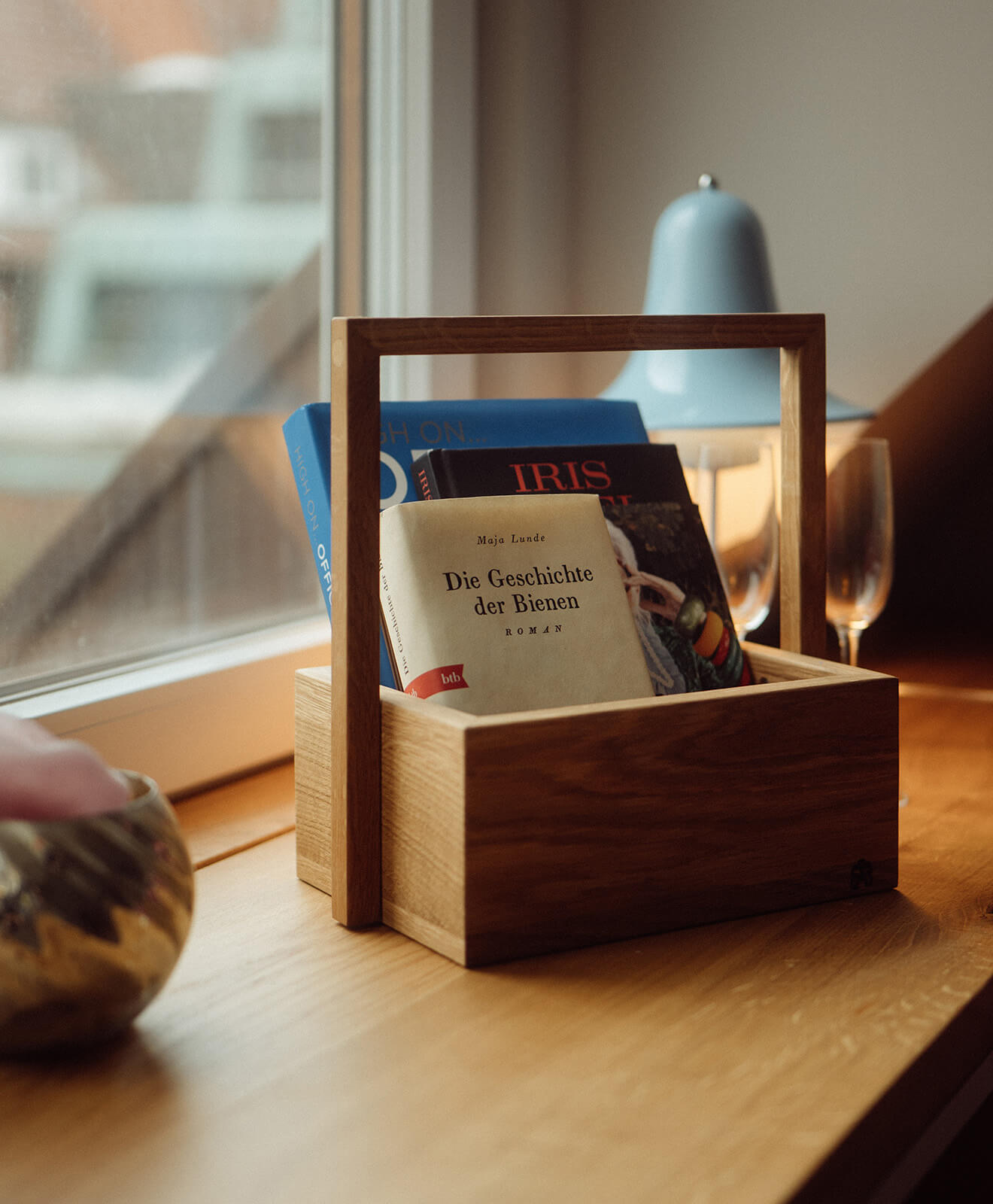 Holzkiste Eiche mit Griff KLEINER FRITZ