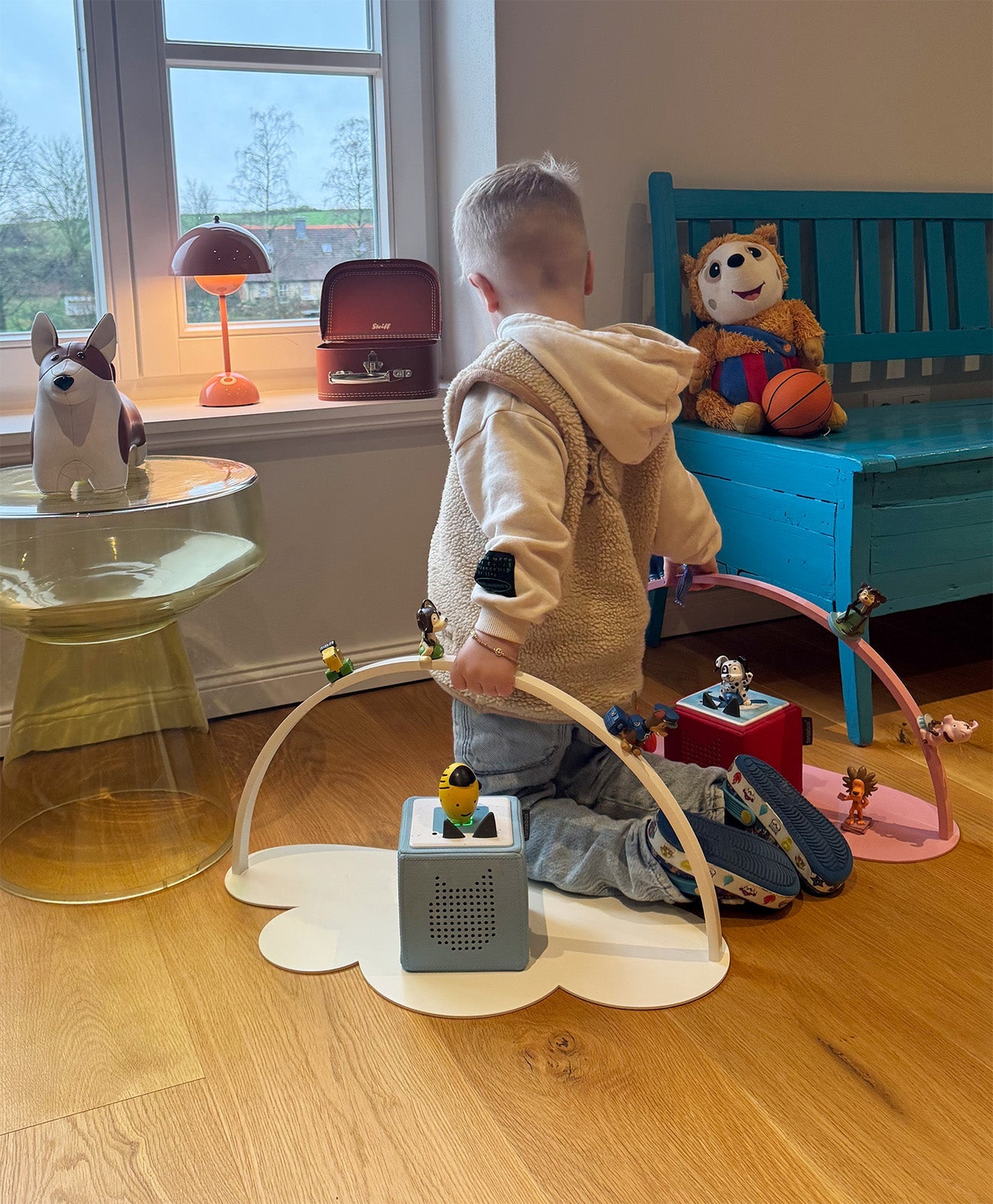 Regal für Toniebox und Tonies WOLKE