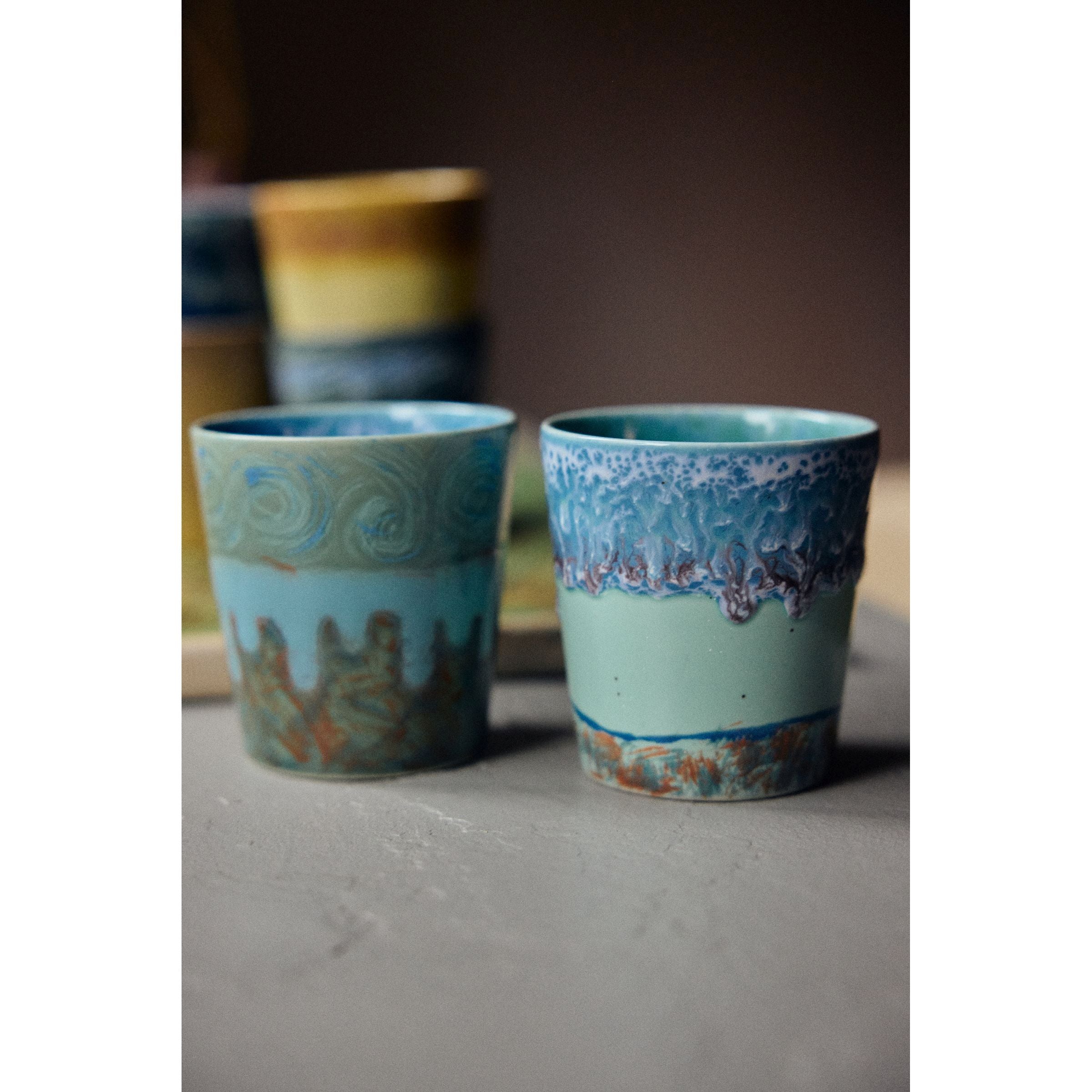 HKLIVING 70's ceramics mug Kaffeebecher