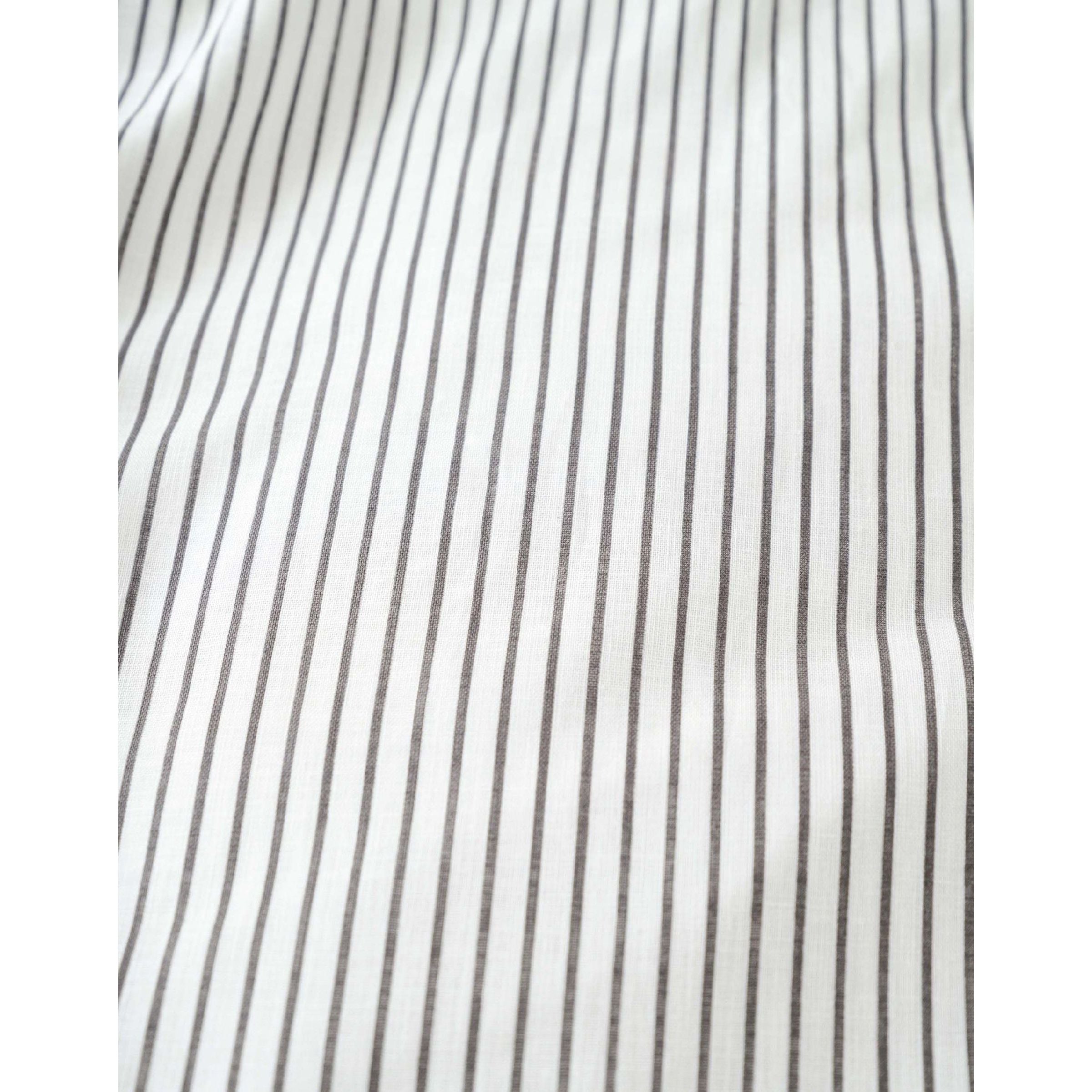 Marc O'Polo Classic Fine Stripe Bettwäsche-Set aus Bio-Baumwolle Leinen-Look (GOTS)