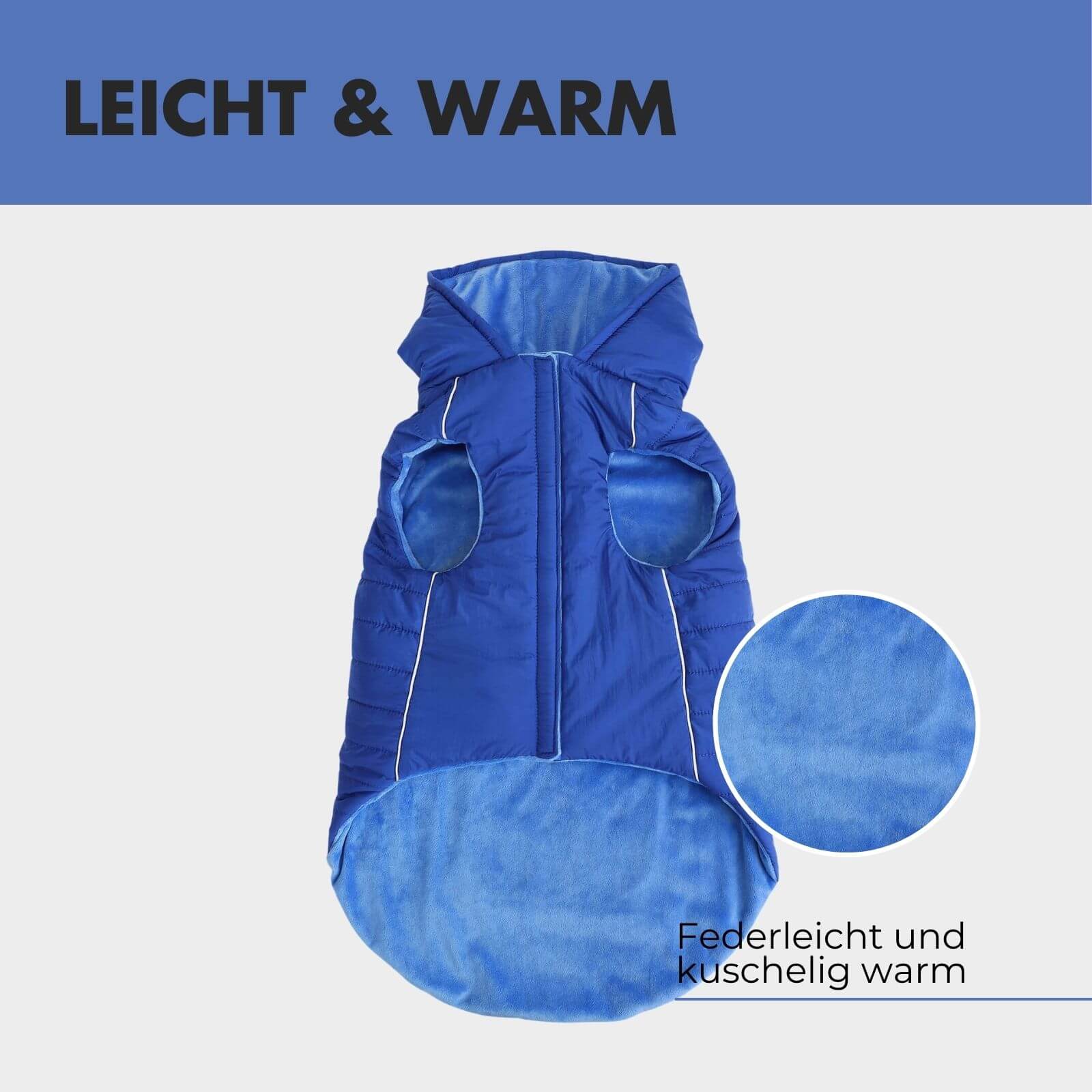 Hundejacke IMMI Blau