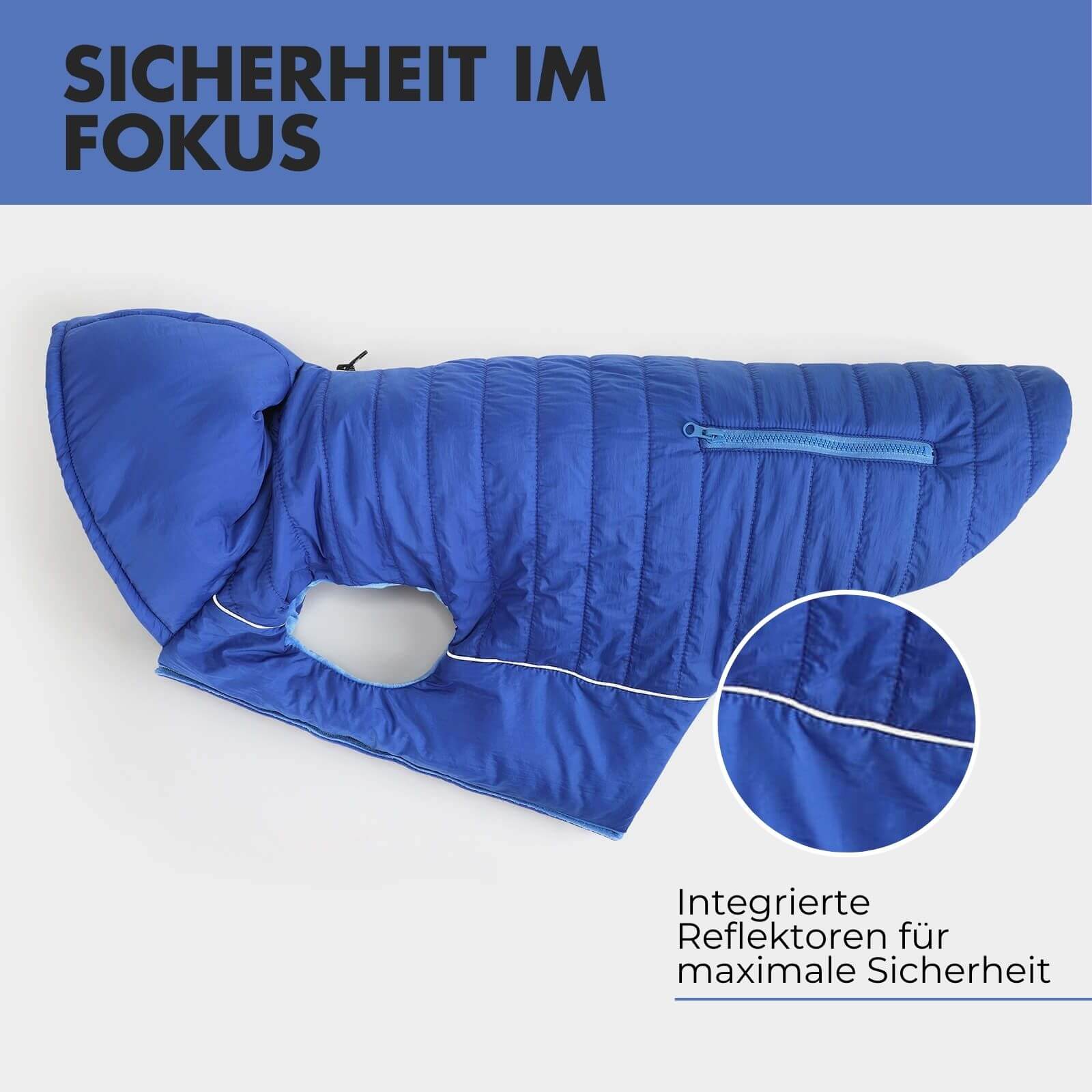 Hundejacke IMMI Blau
