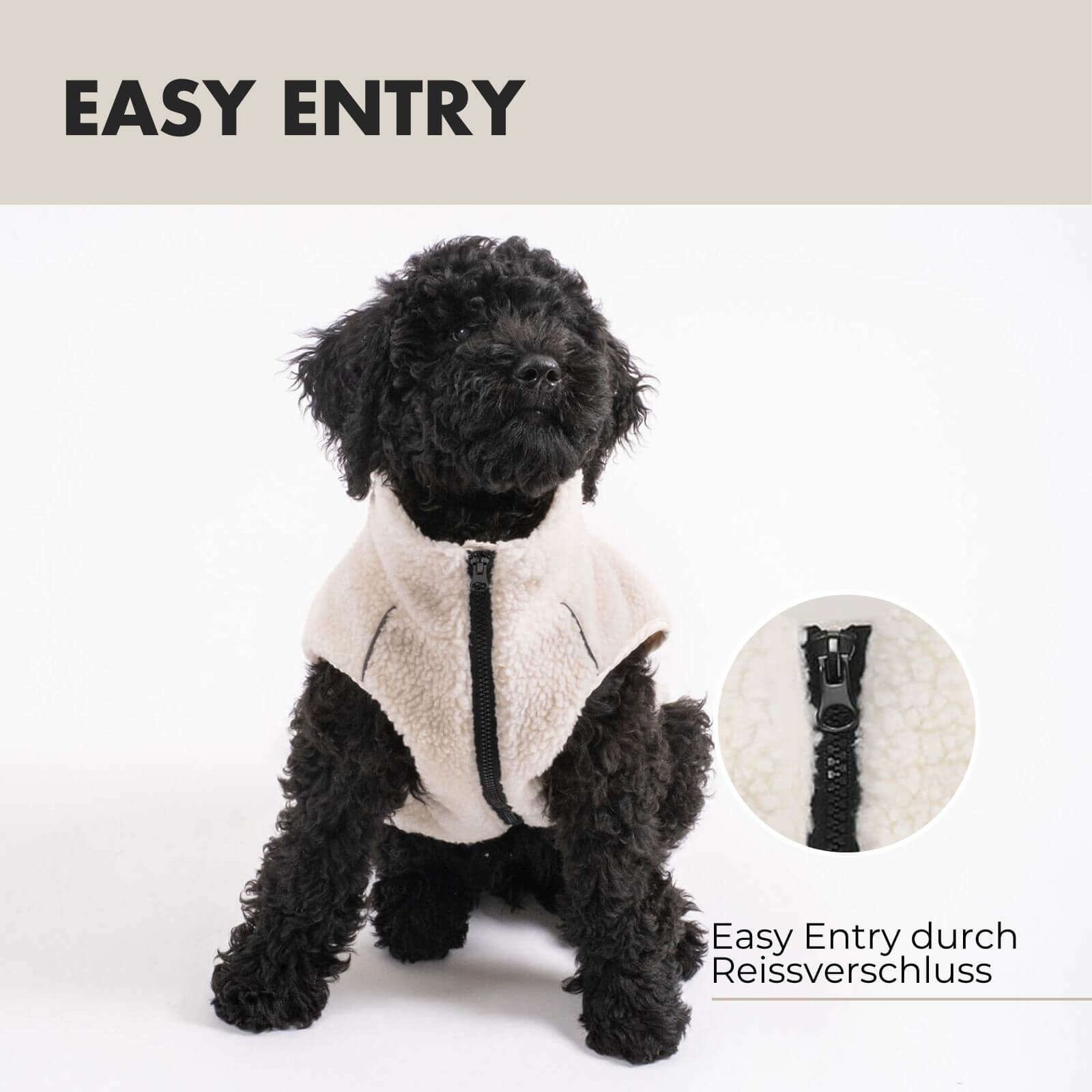 Hundejacke MIKA Beige