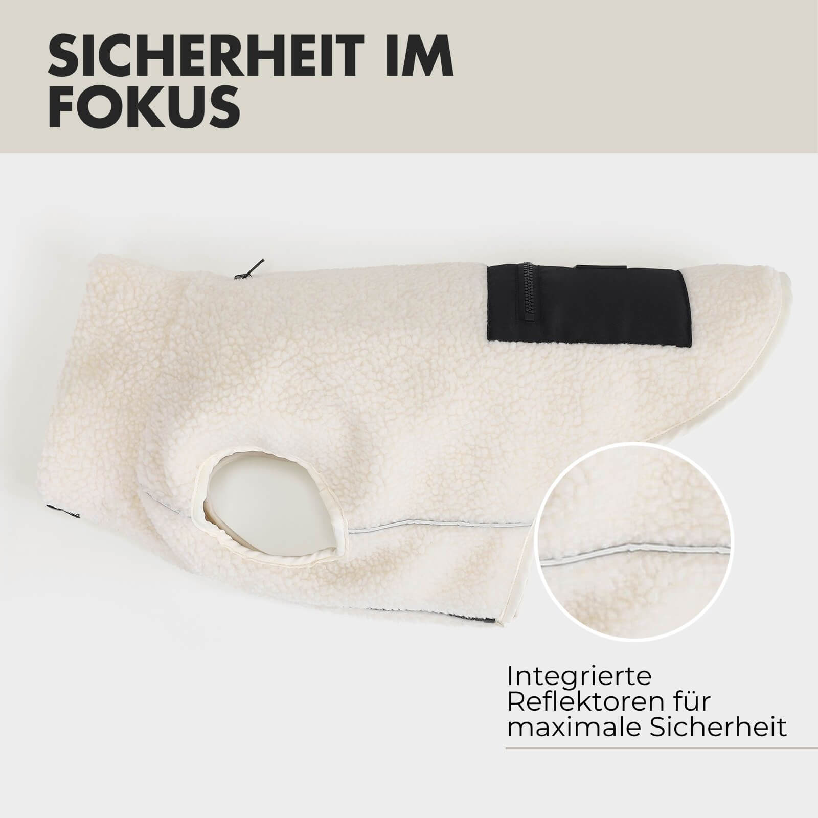 Hundejacke MIKA Beige